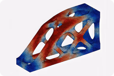 Generate lightweight designs with efficient material distribution.